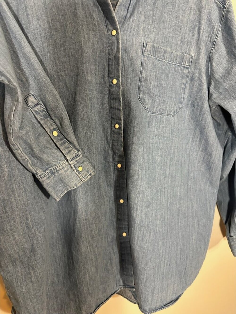 Sezane Chambray Shirt Size 40 - Picture 6 of 11